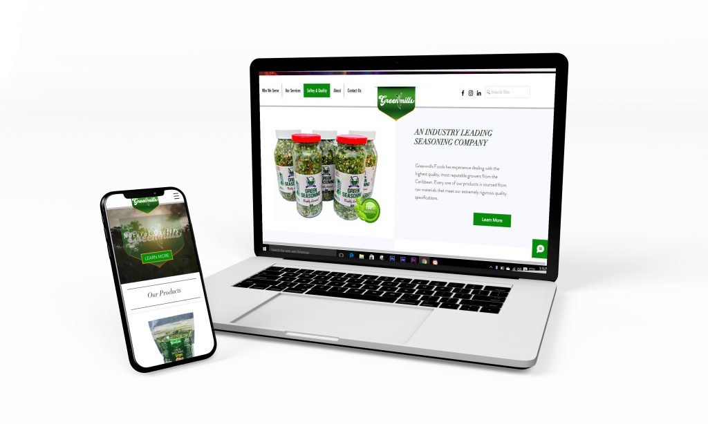GreenMills Seasoning Website